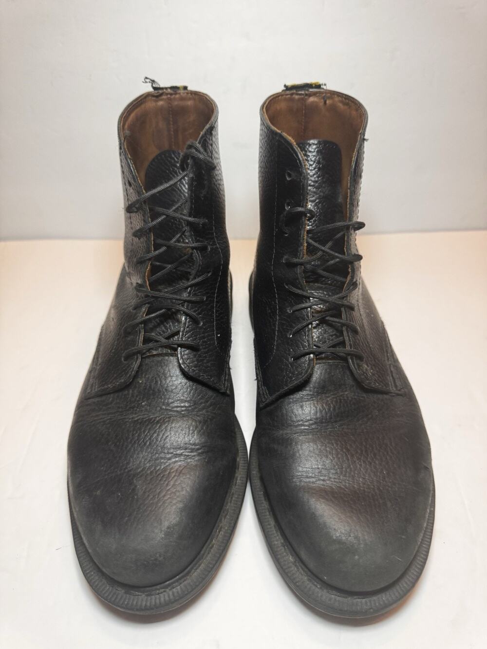 Women’s Size 8 Doc Martens Eldritch Black Leather Pebble grain Boots Cut Tag